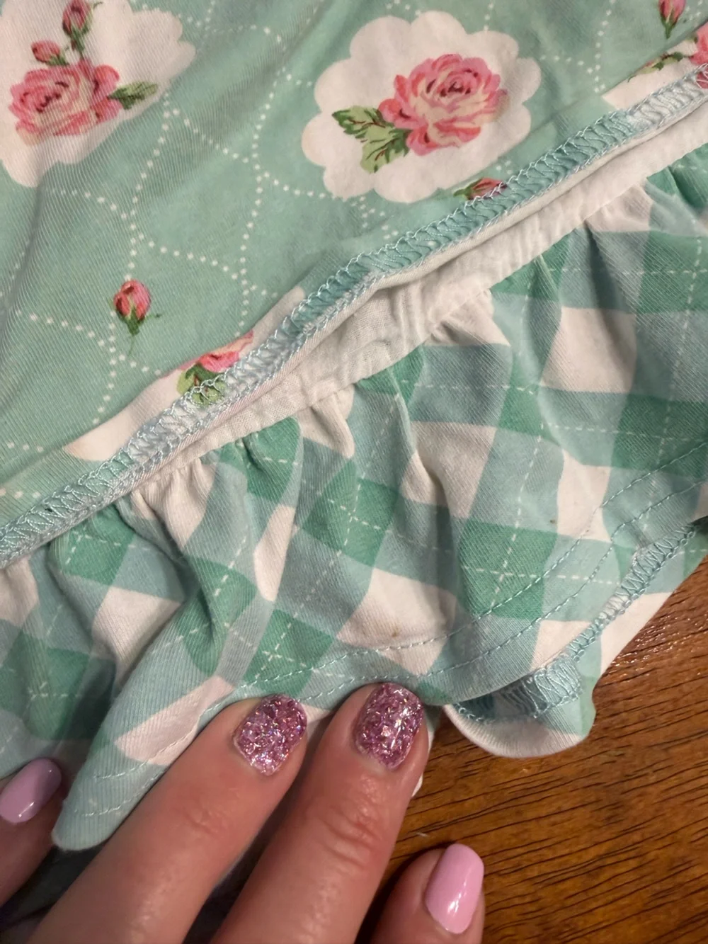 Swoon Baby Mint Green Floral Twirl Dress Ruffle Pocket Girls Size 7